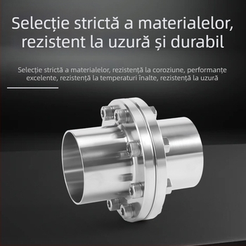 Flanșă de sudură din oțel inoxidabil 316L/304, sterilă, lungă, tip axial