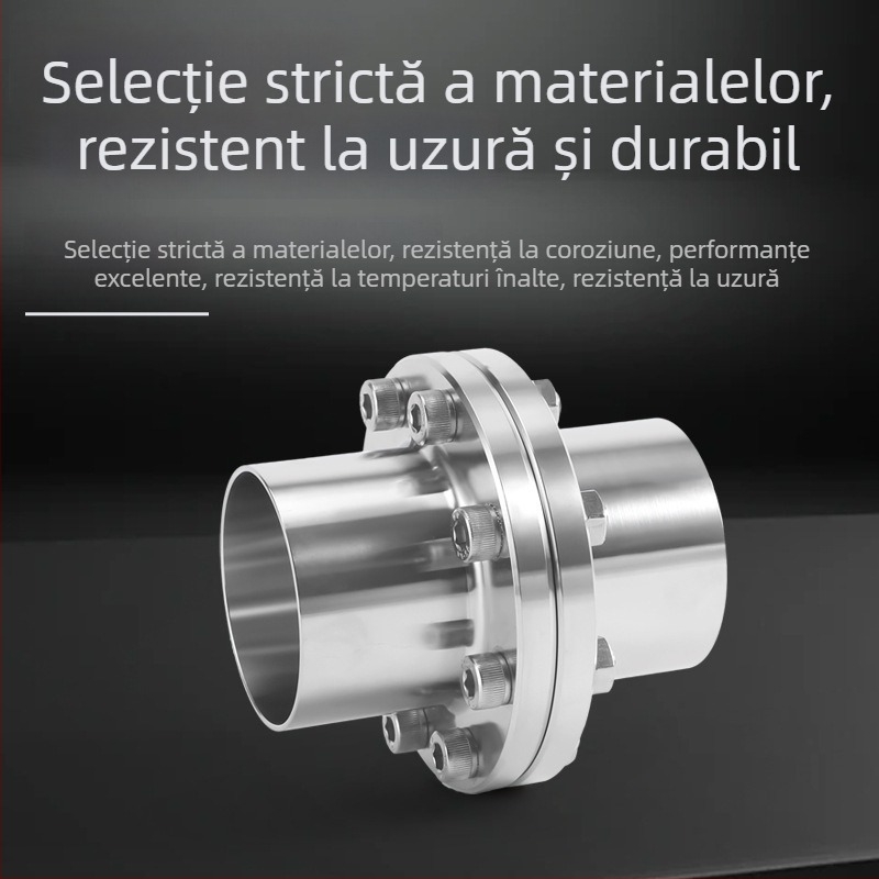 Flanșă de sudură din oțel inoxidabil 316L/304, sterilă, lungă, tip axial