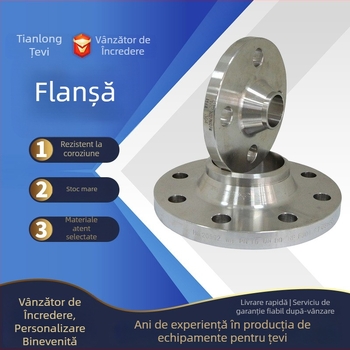 Flanșă din oțel inoxidabil 304 cu sudură plată PN10, standard național, conectare prin sudură