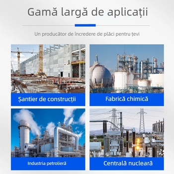 Flanșă din oțel inoxidabil pentru țevi cu placă poroasă și filtru cu formă specială, diametru mare, placă flanșă compozită