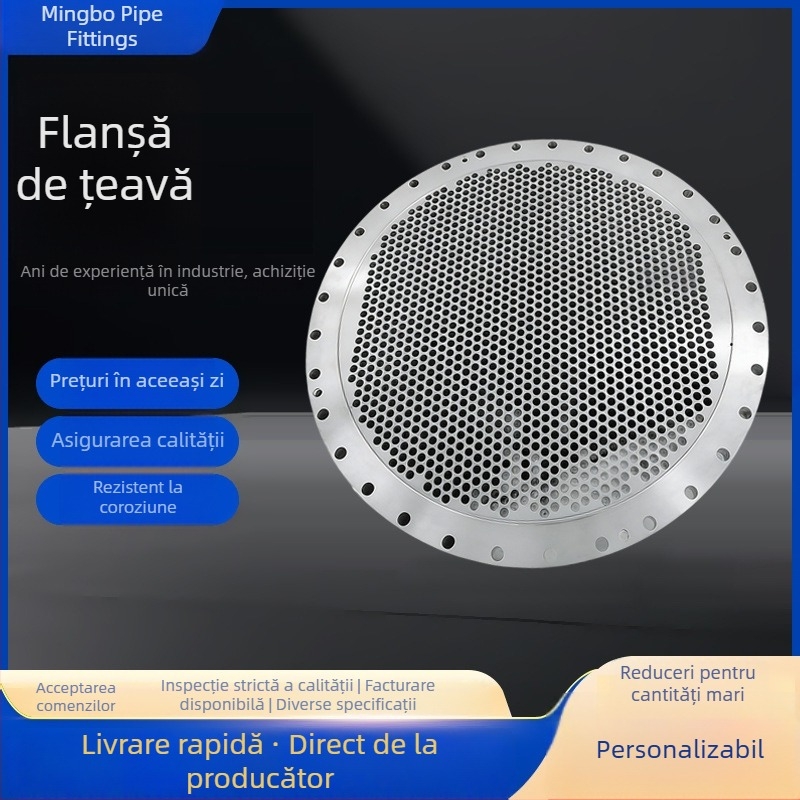 Flanșă din oțel inoxidabil pentru țevi cu placă poroasă și filtru cu formă specială, diametru mare, placă flanșă compozită
