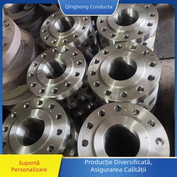 Flanșă din fontă ductilă, tip lateral, conectare prin sudare, cu elasticitate bună, rezistență la coroziune și la presiune înaltă.