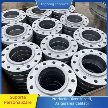 Flanșă din fontă ductilă, tip lateral, conectare prin sudare, cu elasticitate bună, rezistență la coroziune și la presiune înaltă.