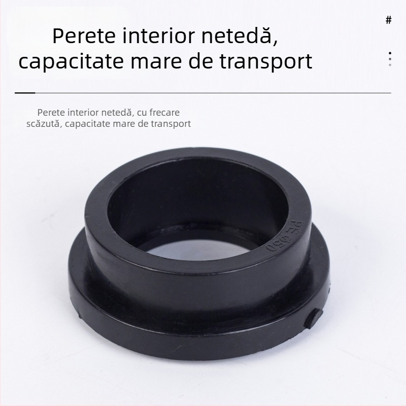 Set flanșă PE din plastic – tip orizontal, conectare cu șurub, material PE, elasticitate bună