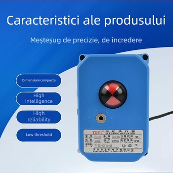 Valvă cu bilă din oțel inoxidabil, electric DN32, corp din trei piese
