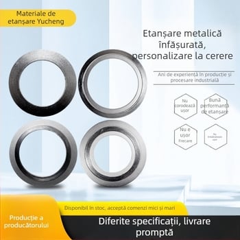 Garnitură din oțel inoxidabil 304 pentru flanșă – etanșare pentru ax, rezistență la temperaturi înalte și presiune înaltă
