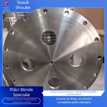 Placă blindă, oțel carbon și oțel inoxidabil (304/316/316L), orizontală, conectare cu șuruburi, DN15–DN1200, rezistență înaltă la presiune