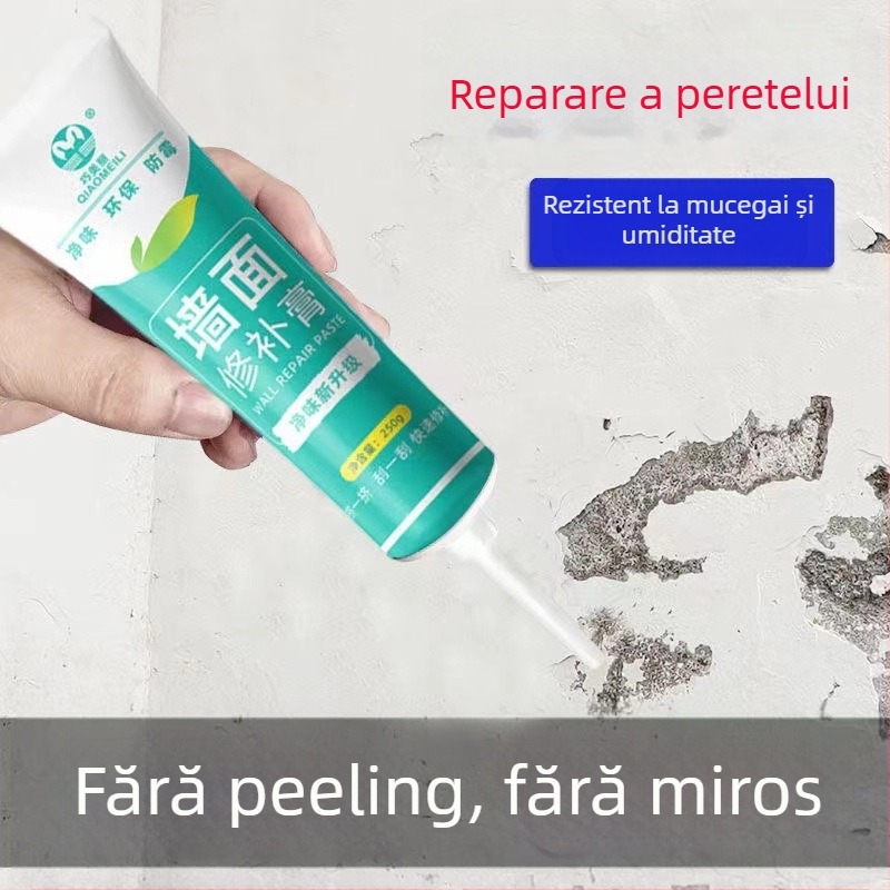 Șpaclu de pereți cu formulă hidroizolantă pentru pereți interiori și exteriori, model 250GBQG; origine Yiwu, China; durată de valabilitate 18 luni
