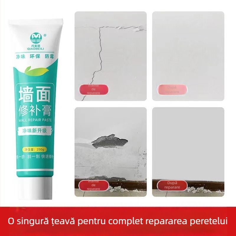 Șpaclu de pereți cu formulă hidroizolantă pentru pereți interiori și exteriori, model 250GBQG; origine Yiwu, China; durată de valabilitate 18 luni