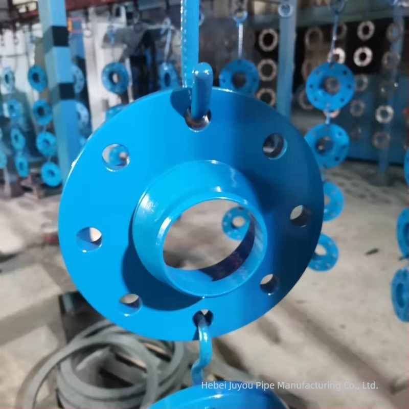 Flanșă din oțel carbon, acoperire cu pulbere epoxy, tip transversal, conectare prin șurub, DN PN, Standard Național pentru Mașinării Chimice Petroliere