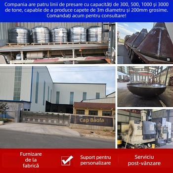 Cap de țeavă din oțel inoxidabil, bază plată și conic, finisaj neted, funcție dop