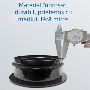 Inel de etanșare pentru flanșă, PVC, pentru conducte de ventilație, conectare prin șuruburi, rezistență la presiune înaltă, model 110/160