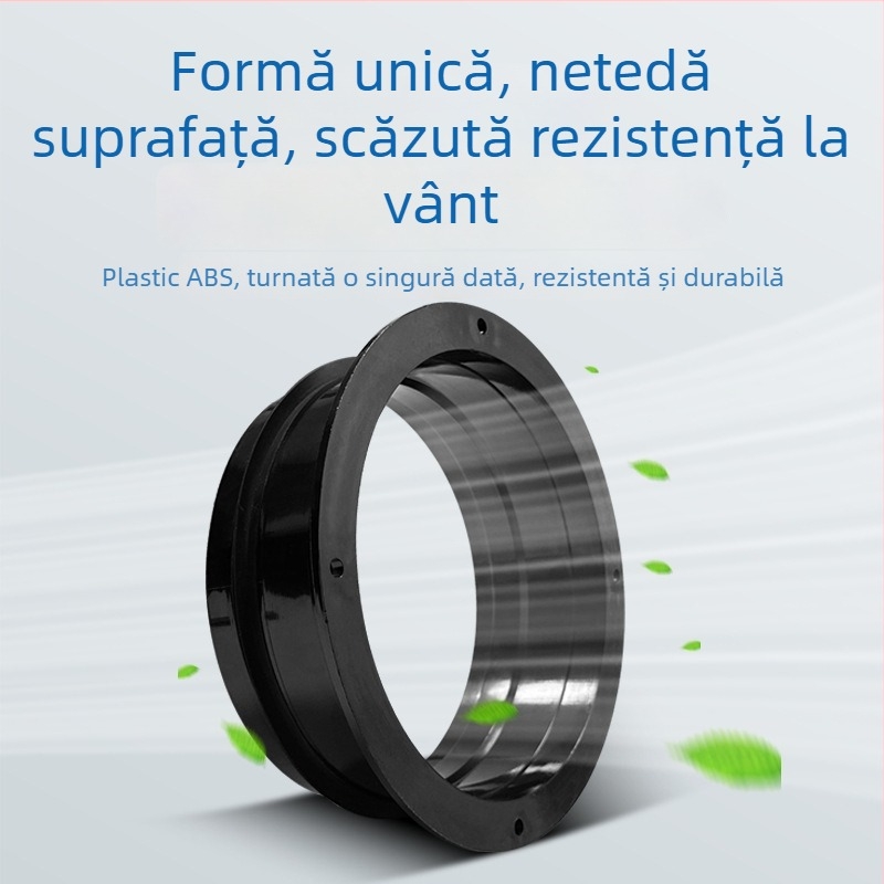 Inel de etanșare pentru flanșă, PVC, pentru conducte de ventilație, conectare prin șuruburi, rezistență la presiune înaltă, model 110/160