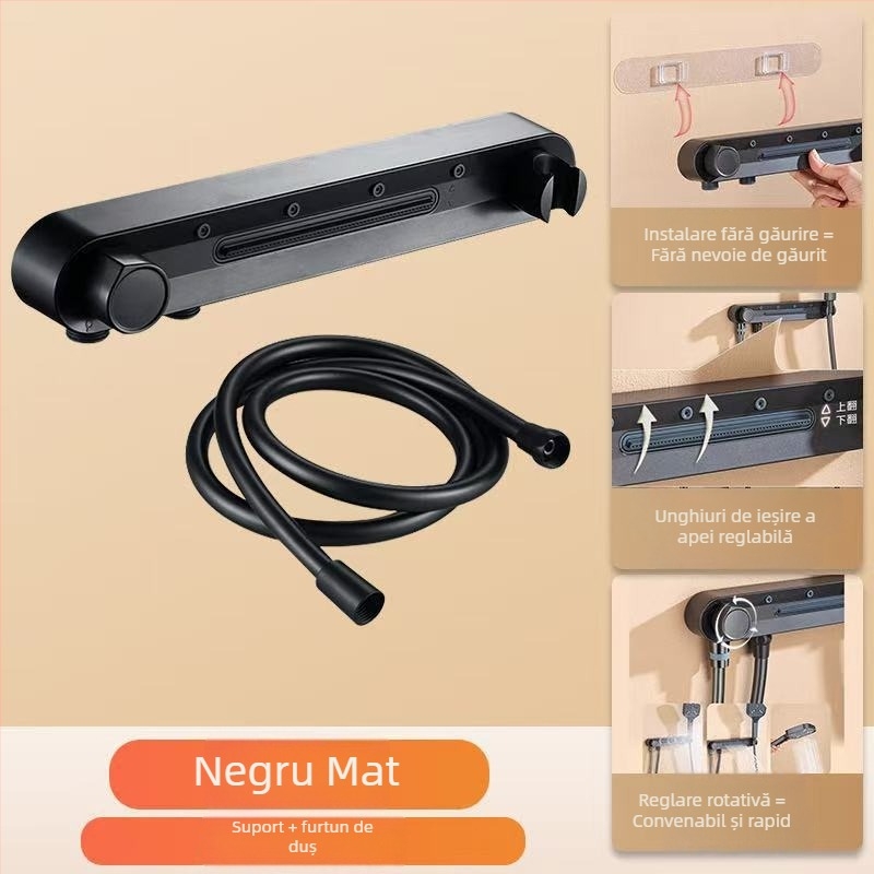 Set de duș Rain, din cupru, design simplu și elegant.