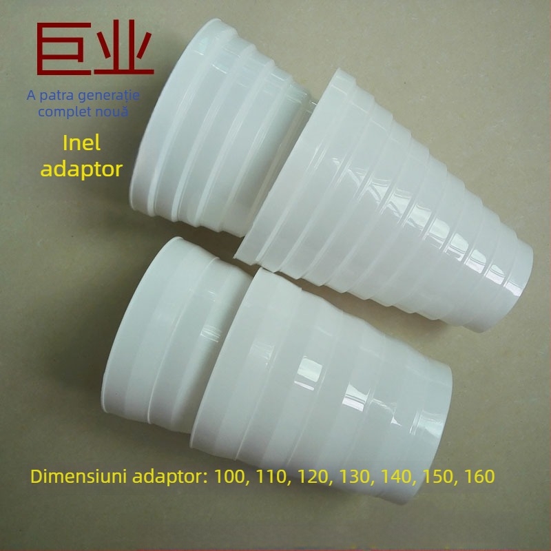 Reductor conducte evacuare hotă, material PP, grosime pereți 2 mm, model Reducing ring, cod produs Reducing ring, alias Converter
