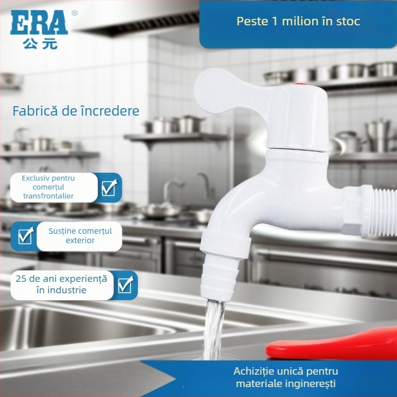 Robinet PVC pentru alimentare cu apă și fitinguri pentru conducte - plastic, model 20, grad 1