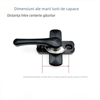 Încuietoare semilună LG-2004 | aliaj de zinc | pentru uși și ferestre | stil modern și simplu