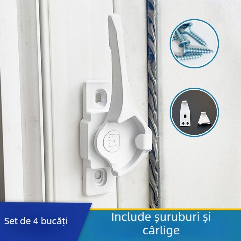 Încuietoare semilună pentru uși și ferestre glisante din aliaj de aluminiu — Model 001, Tip: Alt, Material: Aliaj de aluminiu