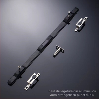 Zăvor anti-coliziune pentru uși și ferestre glisante din aluminiu — mecanism auto-strângere; corp: aluminiu; marcă: Weizhixing