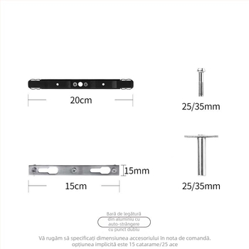 Zăvor anti-coliziune pentru uși și ferestre glisante din aluminiu — mecanism auto-strângere; corp: aluminiu; marcă: Weizhixing