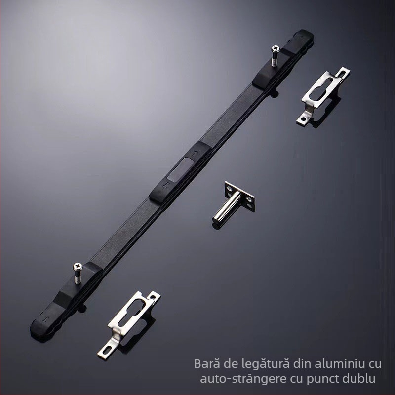 Zăvor anti-coliziune pentru uși și ferestre glisante din aluminiu — mecanism auto-strângere; corp: aluminiu; marcă: Weizhixing