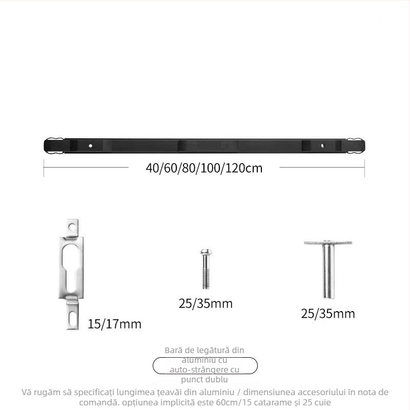 Zăvor anti-coliziune pentru uși și ferestre glisante din aluminiu — mecanism auto-strângere; corp: aluminiu; marcă: Weizhixing