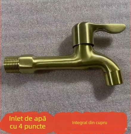 Robinet din cupru, conexiune unică, miez ceramic al ventilului, pentru uz casnic general