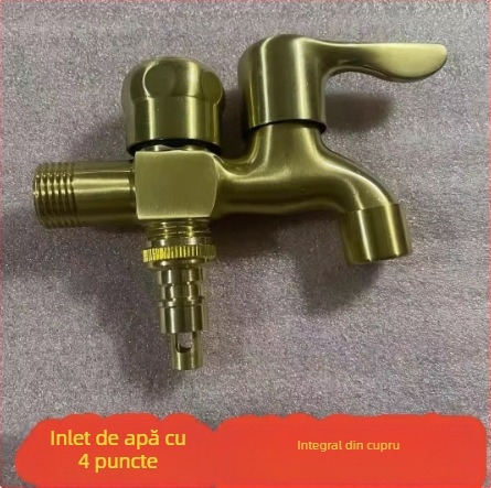 Robinet din cupru, conexiune unică, miez ceramic al ventilului, pentru uz casnic general