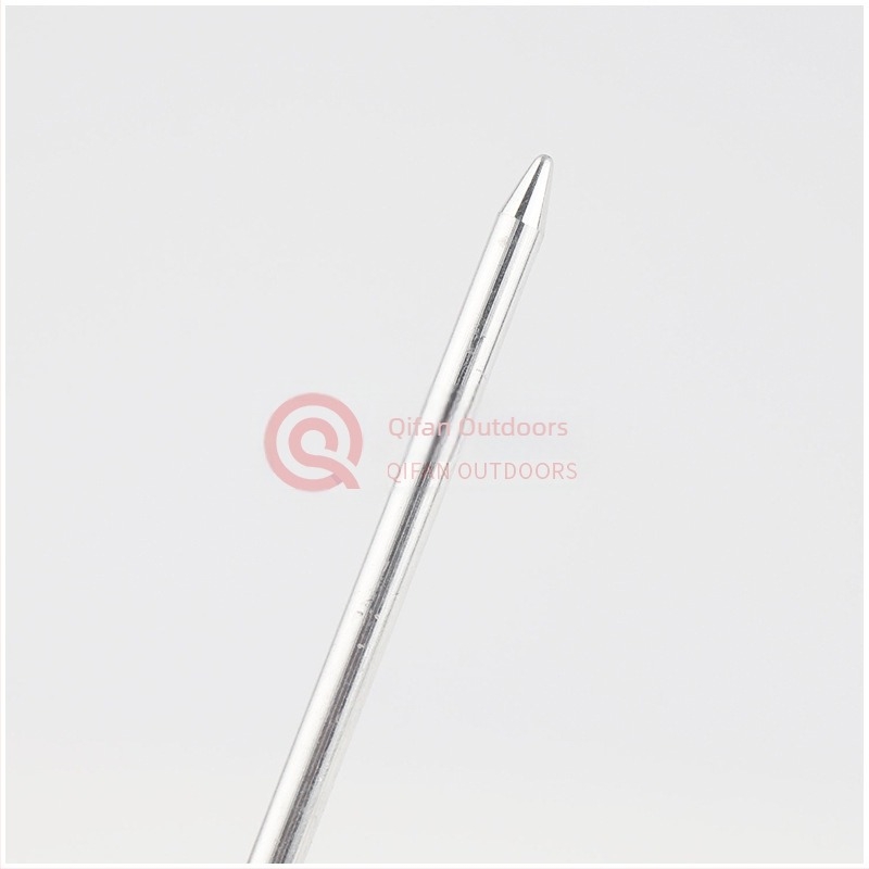 Cuie de cort hexagonale din aliaj de aluminiu 6061, rezistente la vânt, accesorii de camping, greutate 16 g