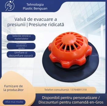 Valvă reductoare de presiune din PVC (material PVC; brand Crown; eliberare sigură a presiunii)