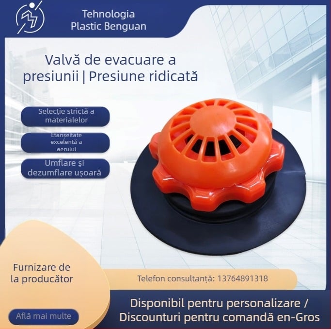 Valvă reductoare de presiune din PVC (material PVC; brand Crown; eliberare sigură a presiunii)