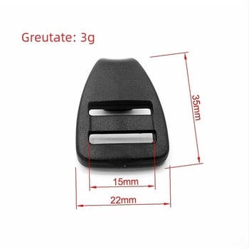 Mee POM cataramă din plastic și cârlig pentru curele pentru rucsaci de drumeție și corturi — accesoriu de bagaj rezistent la uzură