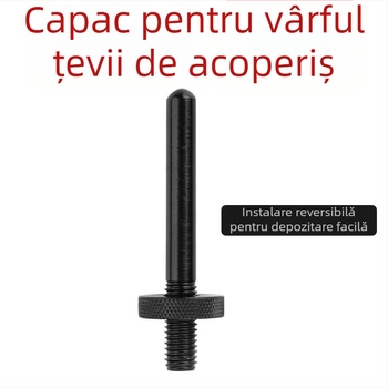Feron din aluminiu pentru tijă de cort, cu conector cu șurub pentru susținerea tijelor de cort