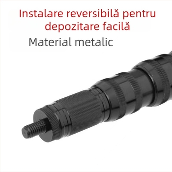 Feron din aluminiu pentru tijă de cort, cu conector cu șurub pentru susținerea tijelor de cort