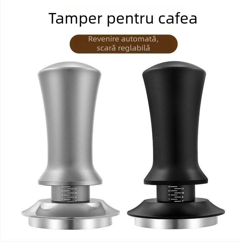 Presă pentru pulbere de cafea cu scară reglabilă și distribuitor de pulberi cu apăsare, forță constantă