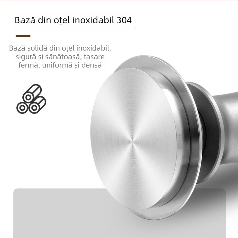 Presă pentru pulbere de cafea cu scară reglabilă și distribuitor de pulberi cu apăsare, forță constantă