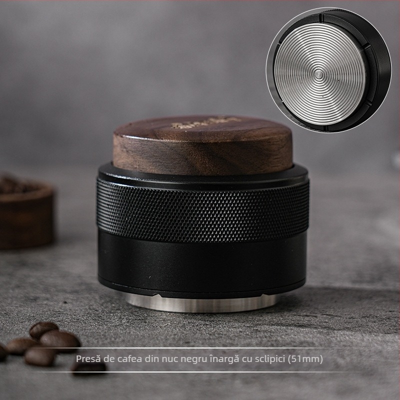 Presă de cafea pentru pudră, din oțel inoxidabil, 300 g, personalizare disponibilă, potrivită pentru cafenele, baruri și utilizare în aer liber