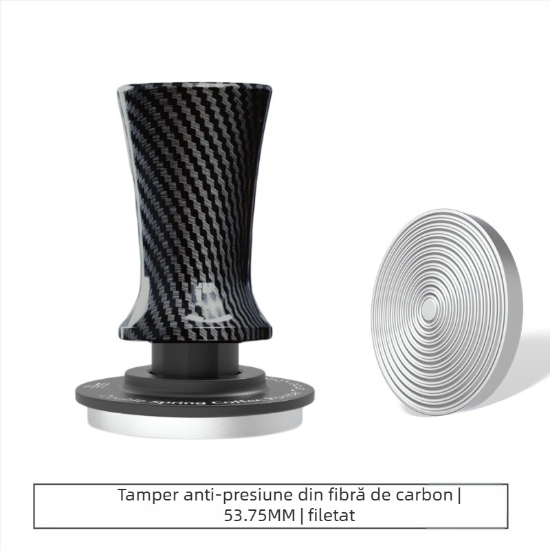Tamper de cafea, din oțel inoxidabil, cu filet, stil modern simplu, potrivit pentru birou și uz casnic