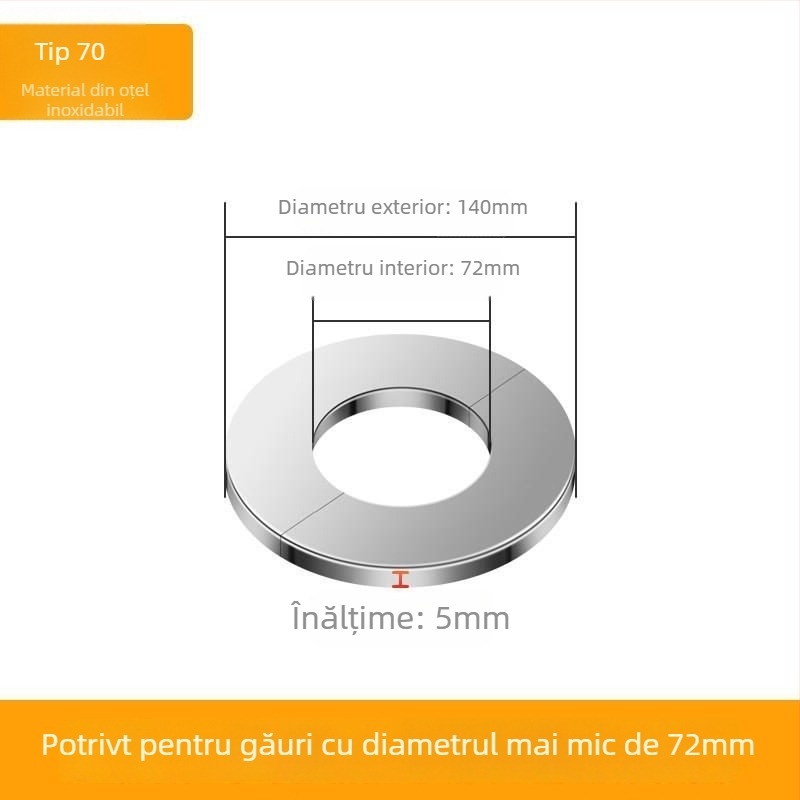 Cap de țeavă decorativ din oțel inoxidabil Lin Jie