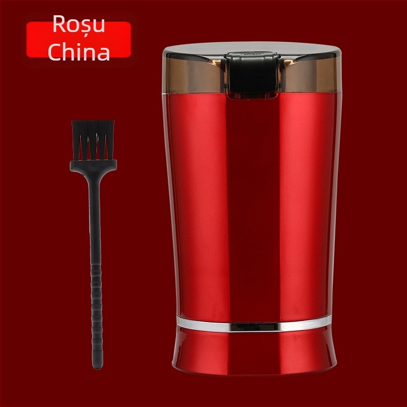 Râșniță de cereale și cafea - oțel inoxidabil, râșniță electrică mini de masă, Guoxin, 60W, 10000 RPM, 2 lame, 110-240V