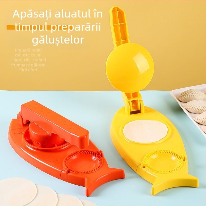 Unealtă manuală pentru găluște și formă pentru aluat, marca Yuyue, lansare 2023, logo imprimat, procesare personalizabilă