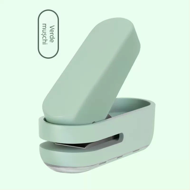 Deli NS088 Perforator manual pentru o singură gaură, grosime de perforare 12 mm, portabil pentru bilete