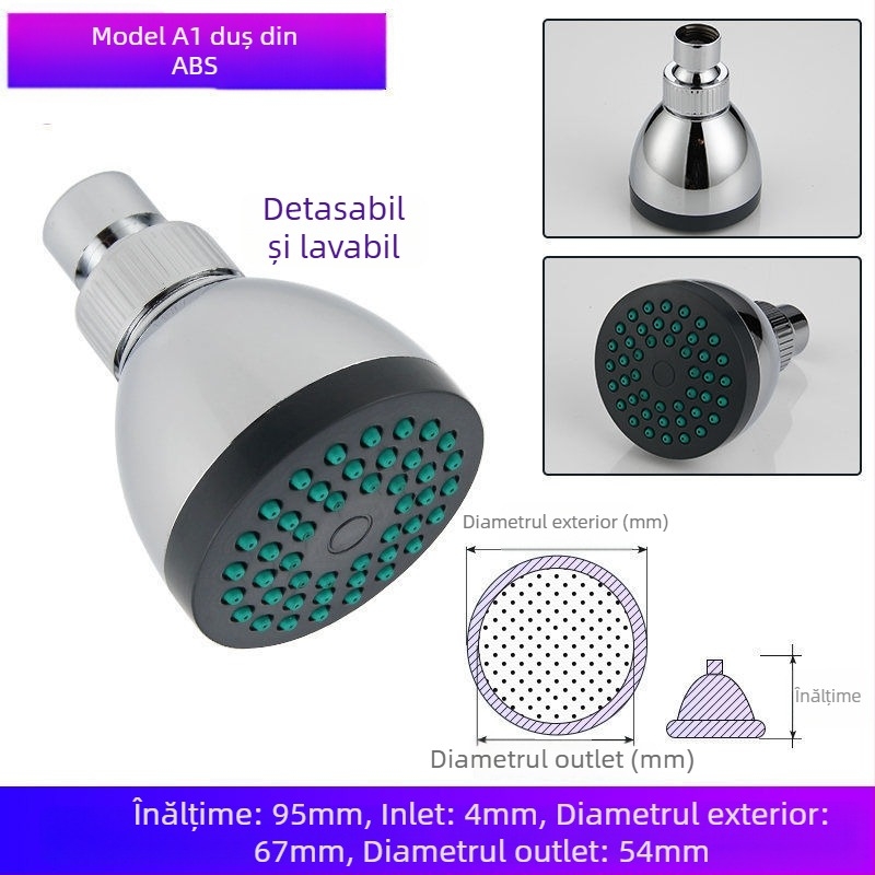 Cap de duș pentru cadă – Plastic, certificat Watermarks, accesorii de baie, stil chinezesc nou