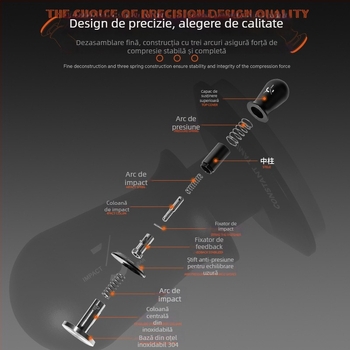 Presă manuală pentru cafea, oțel inoxidabil 304, 412 g, personalizabilă, logo tipărit