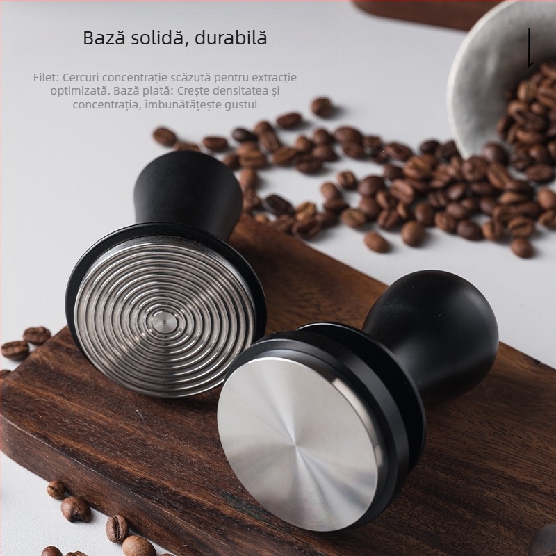 Presă pentru pudră de cafea din aliaj de aluminiu, aproximativ 318 g, potrivită pentru casă, bar și cafenea, Personalizare disponibilă