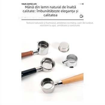 Portafiltru fără fund pentru espressoare EC310/680 — marca LX, lansare primăvara 2020, demontabil, personalizabil, imprimare logo disponibil