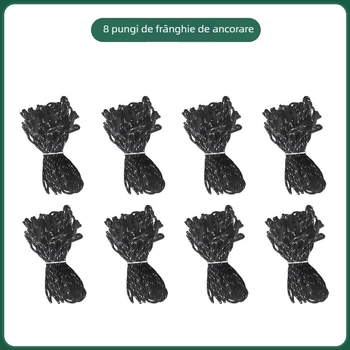 Heavenly Hope Accesorii din Fier pentru Corturi și Canopy — Cleme Îmbunătățite pentru Frânghia de Vânt cu Două Găuri, Țeavă Fluorescentă