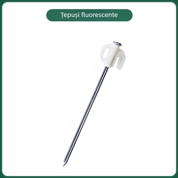 Heavenly Hope Accesorii din Fier pentru Corturi și Canopy — Cleme Îmbunătățite pentru Frânghia de Vânt cu Două Găuri, Țeavă Fluorescentă