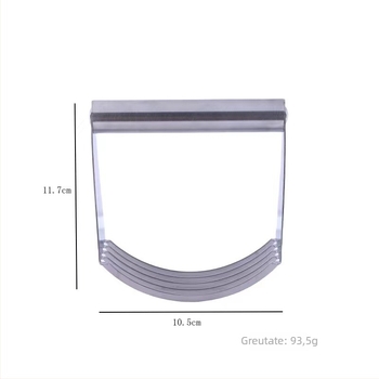 Presă manuală de usturoi cu formă de inel, oțel inoxidabil 304/403, ustensilă de bucătărie multifuncțională