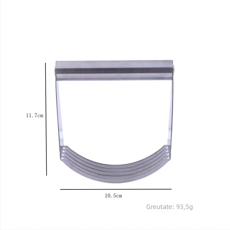 Presă manuală de usturoi cu formă de inel, oțel inoxidabil 304/403, ustensilă de bucătărie multifuncțională